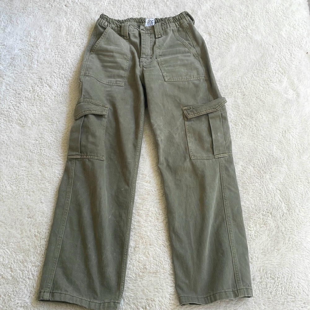 green BDG skater cargo pants
